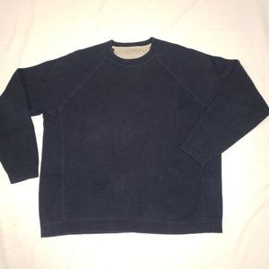 Eddie Bauer Men's Sweater Navy Blue Size